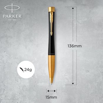 Urban długopis muted black GT PARKER 2143640 N to idealny pomysł na prezent z grawerem. Artykuły piśmiennicze na prezent. Świetny upominek marki Parker dla VIP-ów (3).jpg